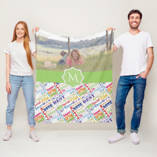 Einzigartige und besondere 95. Geburtstagsgeschenk Fleecedecke
