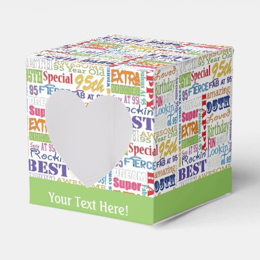 Einzigartige und besondere 95. Geburtstagsgeschenk Geschenkschachtel (Vorderseite)