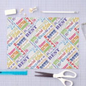 Einzigartige und besondere 95. Geburtstagsgeschenk Seidenpapier (Handwerk)