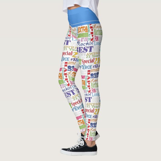 Einzigartige und besondere Geschenke zum 21. Gebur Leggings (Links)