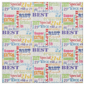 Einzigartige und besondere Geschenke zum 21. Gebur Stoff (Muster)