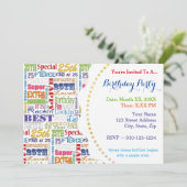 Einzigartige und besondere Geschenke zum 25. Gebur Einladung (Stehend Vorderseite)