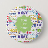 Einzigartige und besondere Geschenke zum 40. Gebur Button (Vorderseite)