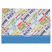 Einzigartige und besondere Geschenke zum 40. Gebur Große Geschenktüte (Rückseite)