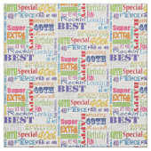 Einzigartige und besondere Geschenke zum 40. Gebur Stoff (Muster)