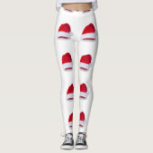 EINZIGARTIGE UND COOLE *SANTA'S HATS* LEGGINGS (Vorderseite)
