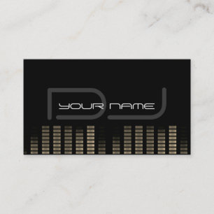 Einzigartige und elegante DJ Business Card Visitenkarte