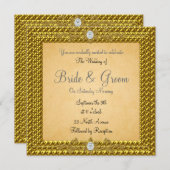 Einzigartige und elegante Einladung zur Hochzeit i (Vorne/Hinten)