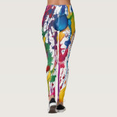 Einzigartige und farbenfrohe Leggings (Rückseite)