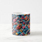 Einzigartige und farbenfrohe Radiergummis in Formm Kaffeetasse (Mittel)