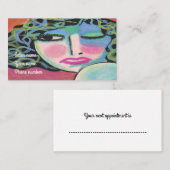 Einzigartige und künstlerische Hair Stylist-Visite Visitenkarte (Vorne/Hinten)