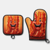 Einzigartige und moderne Designs Ofen-Mitt und Pot Ofenhandschuh & Topflappen-Set (Vorderseite)