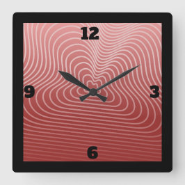 Einzigartige und Personalisierte Modelle für die b Quadratische Wanduhr