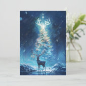 Einzigartige und seltsame Weihnachtskarten Feiertagskarte (Stehend Vorderseite)