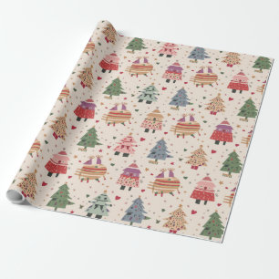 Einzigartige und skurrile Weihnachten Geschenkpapier