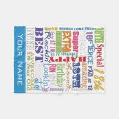 Einzigartige und Special-18. Fleecedecke (Vorderseite (Horizontal))