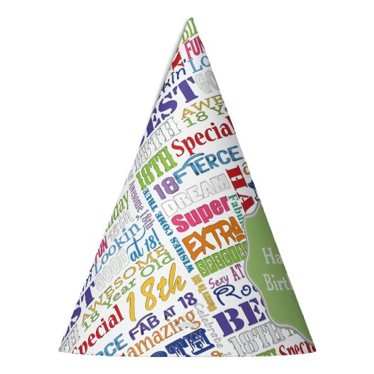 Einzigartige und Special-18. Partyhütchen (Links)