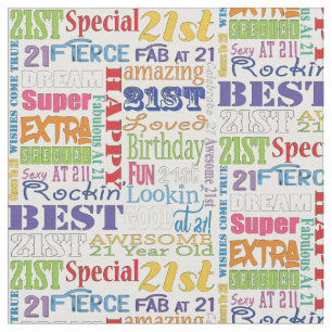 Einzigartige und Special-21. Stoff