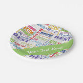 Einzigartige und Special-25. Pappteller (Schrägansicht)