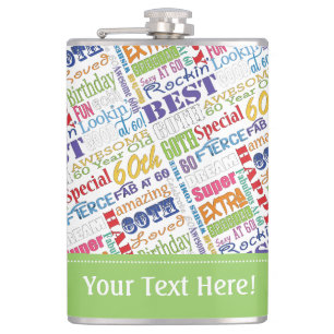 Einzigartige und Special-60. Flachmann