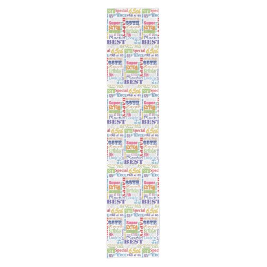 Einzigartige und Special-65. Kurzer Tischläufer (Vorderseite)