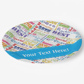 Einzigartige und Special-65. Pappteller (Schrägansicht)