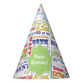 Einzigartige und Special-65. Partyhütchen (Vorderseite)