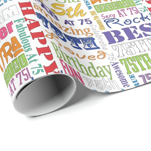 Einzigartige und Special-75. Geschenkpapier (Rolleneckpunkt)