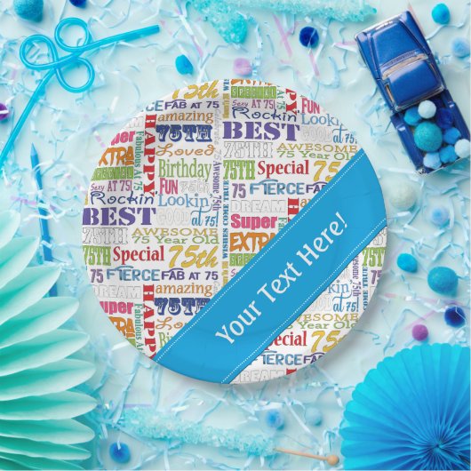 Einzigartige und Special-75. Pappteller (Party)