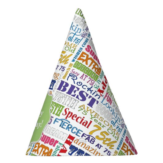 Einzigartige und Special-75. Partyhütchen (Rechts)