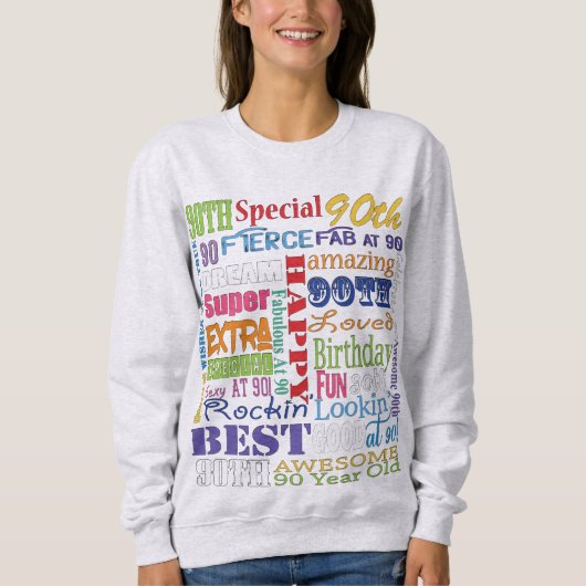 Einzigartige und Special-90. Sweatshirt (Vorderseite)