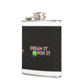 Einzigartige und stilvolle Flask Vinyl Designs Flachmann (Links)