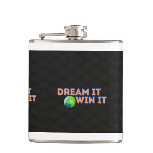 Einzigartige und stilvolle Flask Vinyl Designs Flachmann (Vorderseite)