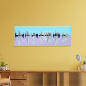 Einzigartige und stilvolle Sound-Wave-Leinwand. Leinwanddruck (Insitu (Wohnzimmer))