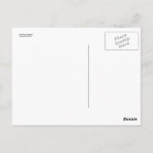 Einzigartige Unterkunft Postkarte (Rückseite)