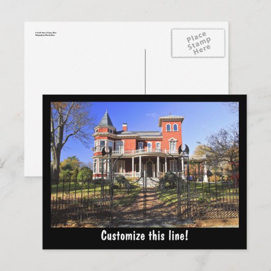 Einzigartige Unterkunft Postkarte (Vorne/Hinten)