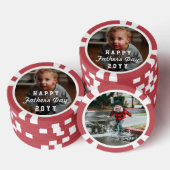 Einzigartige Vatertagsgeschenke mit individuellem Pokerchips (Stapel)