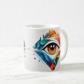 Einzigartige vielfältige Vision 2 Kaffeetasse (VorderseiteRechts)
