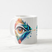 Einzigartige vielfältige Vision 2 Kaffeetasse (Vorderseite Links)