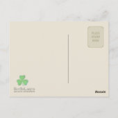 Einzigartige Vintage Illustration - Die Harfe von  Postkarte (Rückseite)