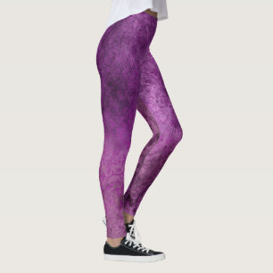 Einzigartige Vintage-Mädchen Frauen lila Leggings