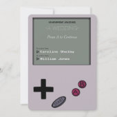 Einzigartige Vintage Retro Einladung (Vorderseite)