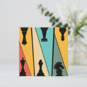 Einzigartige Vintage Schachpartitur Sonnenuntergan (Stehend Vorderseite)