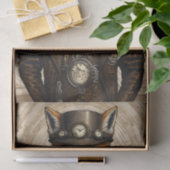 Einzigartige Vintage Steampunk Fox Art Seidenpapier (Geschenk)
