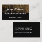 Einzigartige Vintage Steampunk-Visitenkarten Visitenkarte (Vorne/Hinten)