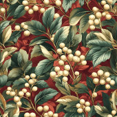 Einzigartige Vintage Tischdecke in gedämpften Weih