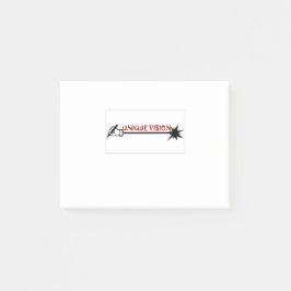 EINZIGARTIGE VISION POST-IT KLEBEZETTEL