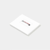 EINZIGARTIGE VISION POST-IT KLEBEZETTEL (angewinkelt)