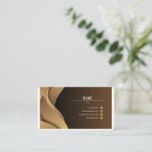 Einzigartige Visitenkarte (Stehend Vorderseite)