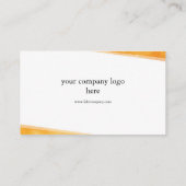 Einzigartige Visitenkarte (Rückseite)